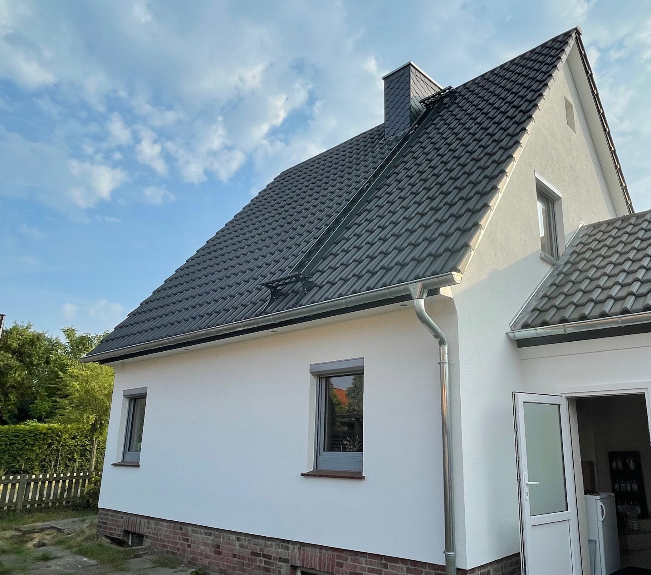 Eingedecktes Steildach